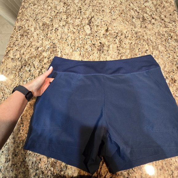 Patagonia Women's Athletic Shorts - Blue - Picture 5 of 11